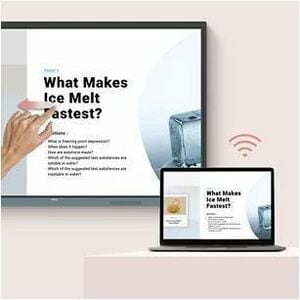 BenQ Board Essential RE6504 1651 mm 4K UHD LCD Collaboration Display - ARM Cortex A73 + A53 - 8 GB - Infrared (IrDA) - Tou