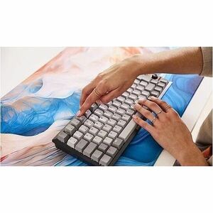 CHERRY G80-3960 Keyboard - Compact - Wired/Wireless Connectivity - USB Type C Interface - LED - English (UK) - Black - MX2