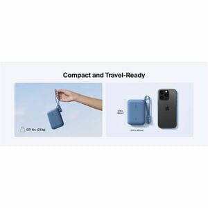 Belkin BoostCharge Power Bank - For Smartphone, Tablet PC, iPhone, iPad mini, iPad Pro - 10000 mAh - 20 W - USB Type-C Con