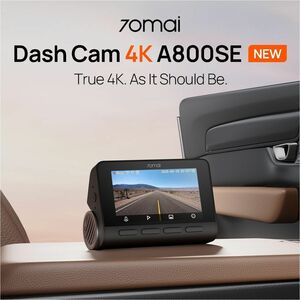 70mai A800SE Front/Rear Vehicle Camera - 7.6 cm (3") Screen - Wired/Wireless - 3840 x 2160 Video