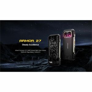 Ulefone Armor 27 256 GB Rugged Smartphone - 17.2 cm (6.8") LCD Full HD Plus 1080 x 2460 - Octa-core (Cortex A76Dual-core (