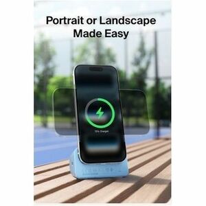 Belkin Stage PowerGrip CTA006 Charging Camera Grip/Power Bank - Ice Blue - USB - Battery - Portable