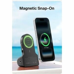 Belkin Stage PowerGrip CTA006 Lade-Kameragriff/Powerbank - Dunkelgrau - USB - Batterie - Tragbar