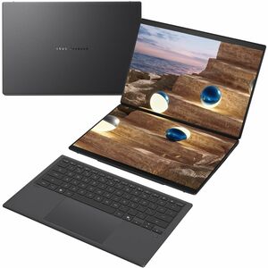 Asus ZenBook Duo UX8407 UX8407AA-SN079W 35.6 cm (14") Touchscreen Detachable Copilot+ PC 2 in 1 Notebook - 3K - 144 Hz - I
