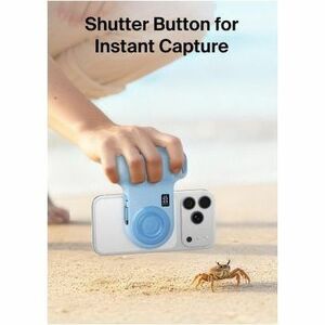 Stage PowerGrip Magnetic Charging Camera Grip with Power Bank - Ice Blue
