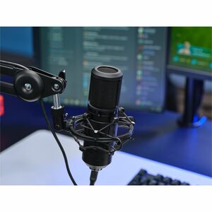 Microphone EMITA II+ avec bras articulé - GXT270-Filtre Anti-Pop et Anti-Vent, Gamer USB Micro avec Directivité Cardioïde 