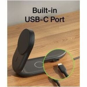 Belkin UltraCharge Induction Charger - For iPhone - Input connectors: USB - Foldable