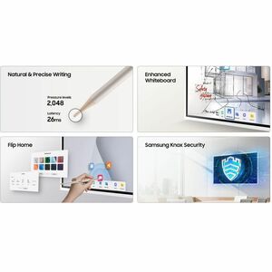 Samsung Flip WM55FX 55" 4K UHD LCD Collaboration Display - Infrared - Touchscreen - 16:9 Aspect Ratio - 3840 x 2160 - LED 