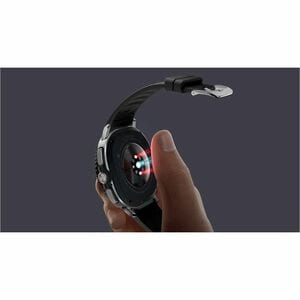 Samsung Galaxy Watch8 Classic SM-L500 Smart Watch - Rounded Square Case Shape - Black Body Color - Stainless Steel Body Ma