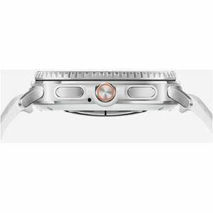 Samsung Galaxy Watch8 Classic SM-L505F Smart Watch - Rounded Square Case Shape - White Body Color - Stainless Steel Body M