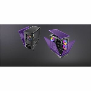 Boîtier d'ordinateur Antec Constellation - Noir - En verre trempé, Mesh, Acier, Plastique - 1 x 240mm, 1 x 120mm Fan(s) In