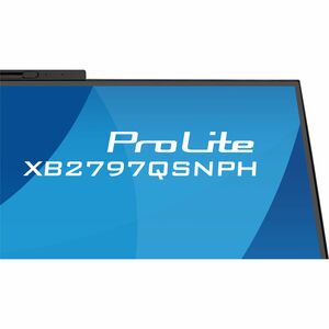 iiyama ProLite XB2797QSNPH-B1 27" Class Webcam WQHD LED Monitor - 16:9 - Matte Black - 68.6 cm (27") Viewable - In-plane S