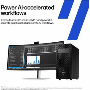 HP Z2 G1i Workstation - Intel Core Ultra 7 265K - vPro Technology - 64 GB - 1 TB SSD - Tower - Black - Intel W880 Chip - W