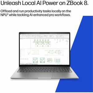 ZBook 8 G2i U7-356H 14IN Touch screen WUXGA (1920x1200) RAM 32GB (2x16GB) DDR5-5600 1TB NVMe Gen5 SSD RTX500 Pro 6GB IR We