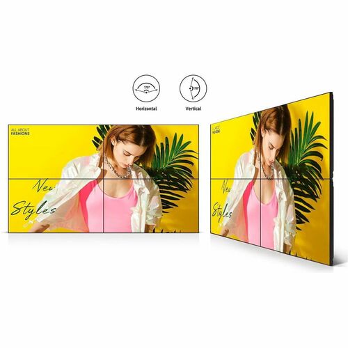 Samsung VM46B-U 46" LCD Digital Signage Display - 24 Hours/7 Days Operation - In-plane Switching (IPS) Technology - 1920 x