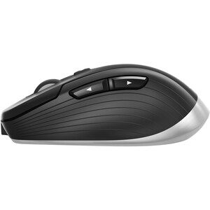 Souris Optique 3Dconnexion CadMouse - Bluetooth/Radio Fréquence - USB - 7 Bouton(s) - Noir, Argenté - Câble/sans fil - 2,4