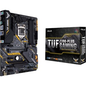 TUF Z390-PLUS GAMING Desktop Motherboard - Intel Z390 Chipset - Socket H4 LGA-1151 - Intel Optane Memory Ready - ATX - 64 