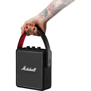 Marshall Stockwell II Portátil Bluetooth Sistema de colunas - 25 W RMS - Preto - 60 Hz para 20 kHz - Bateria recarregável