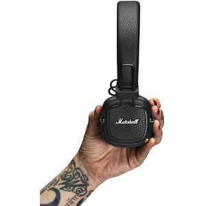 Marshall Major III Com fios/sem fios Headset, Na orelha Estéreo Fone de ouvido - Preto - Binaural - Circum-auditivo - 1000