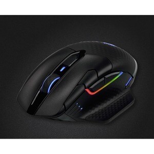 Corsair DARK CORE RGB Gaming Mouse - Optical - Cable/Wireless - Bluetooth - Black - 1 - USB 2.0 Type A - 18000 dpi - Scrol