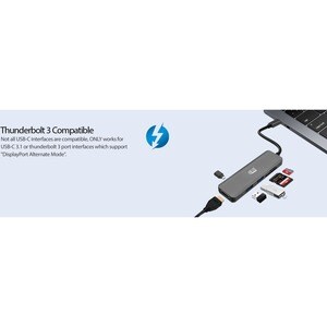 Adesso 3-IN-1 USB-C Multi-Port Docking Station (TAA Compliant) - for TV/Monitor/Projector/Notebook/Smartphone/Tablet - 60 