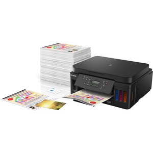 Canon PIXMA G6050 Sem fios Impressora multi-funcional de jato de tinta - Cor - Copiadora/Impressora/Scanner - 4800 x 1200 