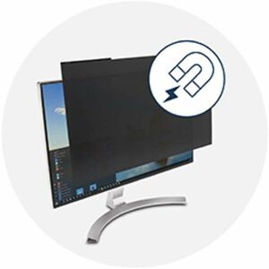 Kensington MagPro 27.0" (16:9) Monitor Privacy Screen Filter with Magnetic Strip Black - For 68.6 cm (27") Widescreen LCD 