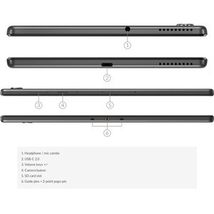 Lenovo Tab M10 FHD Plus (2nd Gen) TB-X606F ZA6H0017GB Tablet - 26.2 cm (10.3") Full HD Plus - Cortex A53 Octa-core (8 Core