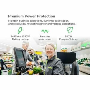 APC Smart-UPS X, Line Interactive, 1500VA, Rack/tower convertible 2U, 120V, 8x 5-15R NEMA, SmartConnect port+NMC, Extended