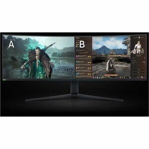 Samsung Odyssey G9 C49G95TSSL 49" Class Dual Quad HD (DQHD) Curved Screen Gaming LED Monitor - 32:9 - Black - 124.5 cm (49
