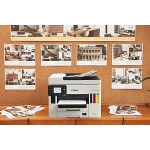 Canon MAXIFY GX7050 Kabellos - Tintenstrahl-Multifunktionsdrucker - Farbe - Mehrfärbig - Kopierer/Fax/Drucker/Scanner - 60