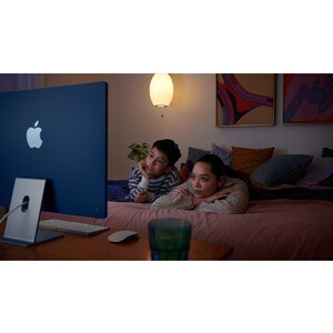 iMac 24in Retina 4.5K - Blue - M1 (8-core CPU / 8-core GPU) - 8GB unified memory - 256GB SSD - Magic Mouse - Magic Keyboar