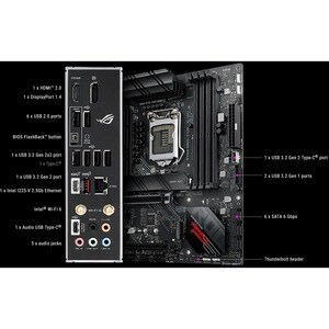 Asus ROG Strix B560-G GAMING WIFI Desktop Motherboard - Intel B560 Chipset - Socket LGA-1200 - Intel Optane Memory Ready -
