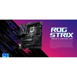 Asus ROG Strix B560-E GAMING WIFI Desktop Motherboard - Intel B560 Chipset - Socket LGA-1200 - Intel Optane Memory Ready -