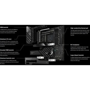 Asus ROG Crosshair VIII Extreme Desktop Motherboard - AMD X570 Chipset - Socket AM4 - Extended ATX - Ryzen 7, Ryzen 7 PRO,