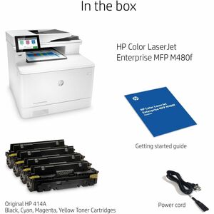 HP LaserJet Enterprise M480f Laser Multifunction Printer - Colour - Copier/Fax/Printer/Scanner - 27 ppm Mono/27 ppm Color 