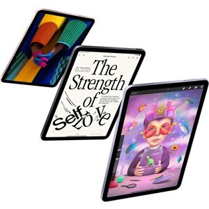 Apple iPad Air (5th Generation) A2589 Tablet - 10.9" - Apple M1 - 8 GB - 256 GB Storage - iPadOS 15 - 5G - Pink - M1 Octa-