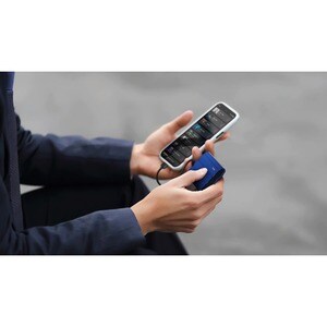 Samsung T7 MU-PE1T0R/WW 1 TB Portable Rugged Solid State Drive - External - Blue - Desktop PC, MAC Device Supported - USB 