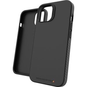 gear4 Rio Hülle für Apple iPhone 14 Smartphone - Strukturierte Griffflächen - Schwarz - Softtouch, Texturiert - Sturzsiche