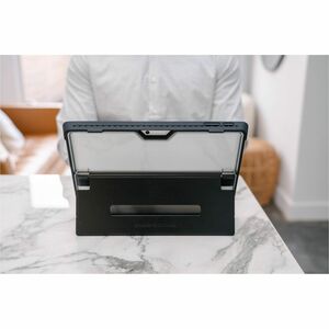 STM Goods Dux Shell Rugged Case for Microsoft Surface Pro 9, Surface Pro 10, Surface Pro 11 Tablet - Black - Drop Resistan