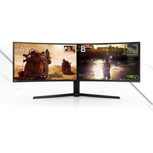 Monitor LCD Samsung Odyssey Neo G9 S49AG950NP 1244,6 mm (49") Class Dual Quad HD (DQHD) Schermo curvo - 32:9 - Nero, Bianc