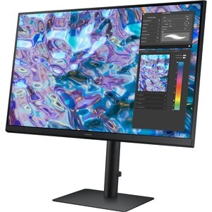 Samsung S27B610EQU 27" Class WQHD LCD Monitor - 16:9 - Black - 68.6 cm (27") Viewable - In-plane Switching (IPS) Technolog