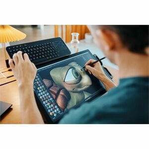 Wacom Cintiq Pro 3D Grafiktablett - 43,2 cm (17 Zoll) LCD 4K - Touchscreen - Multi-Touch-Bildschirm - Kabel - 8192 Druckni