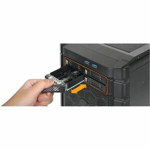 Icy Dock ToughArmor MB873MP-B V2 Drive Enclosure for 5.25" M.2, PCI Express NVMe 4.0 - SFF-8612 OCuLink Host Interface Int
