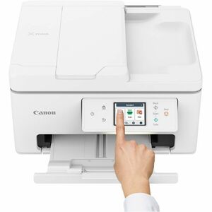 Imprimante Jet d'Encre Multifonction Canon PIXMA TS7650i Sans fil - Couleur - Blanc - Copieur/Imprimante/Scanner - Résolut
