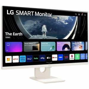 LG 27SR50F-W 27" (68.6 cm) Class Full HD Smart LCD Monitor - 16:9 - 27" (68.6 cm) Viewable - In-plane Switching (IPS) Tech