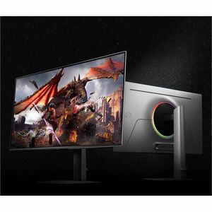 Moniteur OLED gaming Samsung Odyssey OLED G8 S32DG800SU 32" Class 4K UHD - 16:9 - Argenté - 81,3 cm (32") Viewable - OLED 