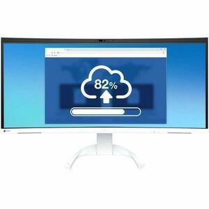 EIZO FlexScan EV3450XC-WT 34 Zoll Klasse Webcam UW-QHD Gekrümmter Bildschirm LED-Monitor - 21:9 Format - Weiß - 86,6 cm (3