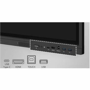 LG CreateBoard 55TR3DK-B 4K UHD LCD Collaboration Display - ARM Cortex A55 - 4 GB DDR SDRAM - Infrarosso (IrDA) - Touchscr