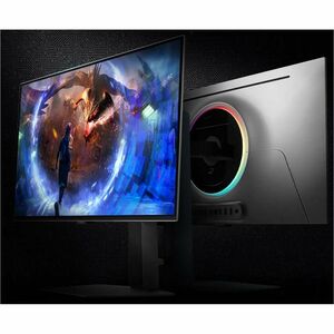 Samsung Odyssey OLED G6 S27DG602SU 27" Class WQHD Gaming OLED Monitor - 16:9 - Silver - 68.6 cm (27") Viewable - OLED - 25